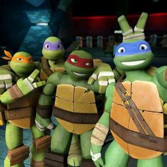 the teenage mutant turtles in teenage mutant