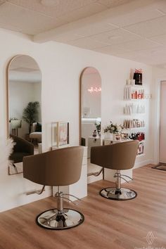 the salon is clean and ready for customers to use