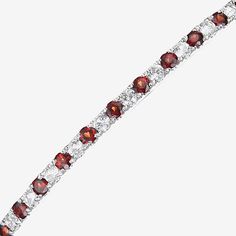 This gemstone bolo bracelet would make a great birthday gift for yourself or others, with the ability to customize the gemstone for your birth month. Crafted from Sterling Silver, it features a row of gemstones personalized for your chosen birth month and an adjustable curb chain closure. Features: Adjustable, Quick ShipSetting: ProngStone Cut: RoundStone Millimeter Measurement: 2.2 Mm Width, 2.2 Mm LengthMetal Color: WhiteChain Length: 7 InchChain Width: 2.3 MillimetersChain Construction: Curb… Handset Stones Bracelet Jewelry For Gift, Handset Stones Bracelet Jewelry Gift, Adjustable Fine Jewelry Bracelets With Stones, Cubic Zirconia Birthstone Bracelets For Anniversary, Fine Jewelry Bracelets With Stones, Cubic Zirconia Birthstone Bracelets, Elegant Cubic Zirconia Bracelet For Birthday, Classic Birthday Jewelry With Prong Setting, Adjustable Cubic Zirconia Bracelets For Birthday