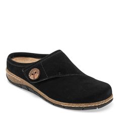 PRICES MAY VARY. Cushioned Insole Lightweight Flexible Outsole Arch support Womens Wide Shoes, Wide Shoes, Recycled Rubber, Fall Shoes, Mule Clogs, Work Boots, Arch Support, Black Suede, Suede Leather