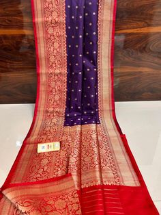 Package Contains: Saree, Blouse, Petticoat 🎗Description🎗 Pure Handloom banarasi  Katan Silk Saree Kaduwa antique Zari Pure Hadloom Work   Contrast Blouse with contrast Border Smooth & Soft Fabric With Silk Mark Certified With FREE Saree foll and Piko with matching petticoat. Our Services- Stitching service is also available on customer demand. Please get in touch with us for Stitching Service. We customize everything when it comes to ethnic wear. We Provide both i.e. unstitched and stitched bl Purple Banarasi Silk Traditional Wear For Puja, Traditional Banarasi Silk Pre-draped Saree For Diwali, Traditional Purple Banarasi Silk Saree, Traditional Banarasi Silk Pre-draped Saree With Pallu, Purple Banarasi Silk Traditional Wear For Festivals, Purple Banarasi Silk Saree For Traditional Ceremonies, Traditional Purple Wear With Pallu, Traditional Purple Traditional Wear With Pallu, Traditional Purple Traditional Wear With Cutdana