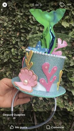 Crazy Hats Ideas For School, Crazy Hat, Mermaid Hat, Rainbow Headband, Crazy Hat Day, Easter Hats, Hat Day, Spring Hats, Diy Rainbow