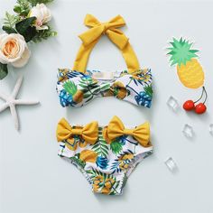 Product Title:Toddler Girls Fruit Printed Beachwear Top & Shorts Toddler 2 Piece SwimsuitKeyword Tag:baby girl dresses wholesale*Soft and Baby Care Fabric*Package included:1Top+1Shorts*Fabric: Polyester*Machine Wash & Tumble Dry Acceptable*imported Nyc Outfits Summer, Church Outfit Casual, Outfit Dinner, Two Piece Swimwear, Swimwear Tankini, Floral Swimsuit, Swim Wear, Kids Swimwear, Swimwear Girls