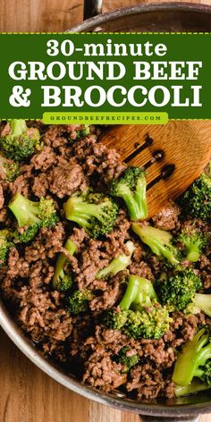 In search of main course ideas for your Chinese food craving? Try this beef recipe for dinner! It's ready in just 30 minutes. Delicious while being healthy, this ground beef and broccoli stir fry is a family-friendly dinner! Ground Sirloin Recipes Healthy, Ground Beef Asian, Meal With Ground Beef, Main Course Ideas, Asian Ground Beef Recipes, Healthy Beef And Broccoli, Best Ground Beef Recipes, Ground Beef And Broccoli, Beef Meals