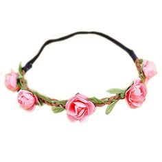 Specifications: Floral hairband with simply, sweet, elegant design, make you more charming. Elastic band diameter fits most heads, it is very comfortable to wear. Easy to put on and creates a instant stunning new hair style. Beautiful for weddings, bridal, bridesmaids, festivals, etc. Type: Flower Hairband Style: Bohemia Style Theme: Beauty Gender: Women Occasions: Party, Wedding, Beach, Party, Gift, etc. Features: Bohemia Style, Faux Flower Decor, Photography Props Size: One Size Fit Most Mater Pink Flower Garland, Boho Crown, Floral Hairband, White Flower Crown, Gifts Boho, Wedding Hair Wreath, Bridal Hair Headpiece, Wedding Wreath, Hair Wreaths