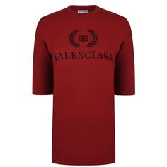 Enhance your weekend wardrobe with the Oversized Logo T Shirt from Balenciaga. Constructed with short sleeves and crew neckline, this style is finished with the brands iconic logo printed to the chest. Size selection: Standard sizing Fits true to size, take your normal size Cut with an oversized fit 100% cotton Hand wash only Keep away from fire Logo T, Iconic Logo, Weekend Wardrobe, Chest Size, Designer Collection, Deep Purple