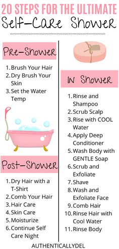 Self Care Shower Routine, Self Care Shower, Fitness Hacks, Pampering Routine, Shower Skin Care