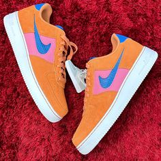 I’m Selling Brand New With Out Box Pair Of Nike Air Force 1 ‘07 Lv8 “Orange Trance” Suede Low Top Shoes In Orange With Blue Accents. Men’s 11 Uk 10 Eu 45 Nike Id Cw7300-800 Can Ship In Replacement Box If You Request. Orange Low-top Sneakers With Gum Sole, Orange Sneakers With Gum Sole For Streetwear, Orange Custom Sneakers With Gum Sole, Orange Custom Sneakers With Gum Sole For Sports, Custom Orange Sneakers With Gum Sole For Sports, Casual Orange Nike Air Force 1, Nike Air Force 1 Orange For Streetwear, Orange Low-top Nike Air Force 1, Casual Orange Low-top Nike Air Force 1