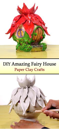 paper clay crafts that are easy to make