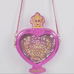 Adorable Perfume Bottle Shaped Bag Measurements: 8w”7h”2.5d Pink Shoulder Bag For Gift, Cute Pink Shoulder Bag For Evening, Cute Pink Evening Shoulder Bag, Cute Pink Compact Bag, Cute Compact Pink Bag, Pink Crossbody Bag For Valentine's Day, Pink Shoulder Bag Gift, Pink Portable Shoulder Bag For Party, Pink Portable Shoulder Bag As Gift