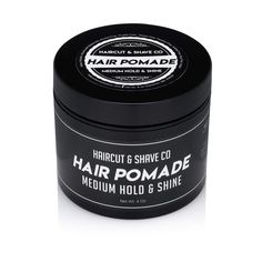 Style Your Own Hair At Home Effortlessly! You don’t have to go to a hairdresser to style your hair and create the perfect quiff, pompadour, hair part or slicked back hair. This medium hold and shine hair pomade for men will help you add texture and waves to your hair in order to create a flawless hairstyle on your own! Just a quarter size dollop of this hair styling paste is enough to manage your straight or curly hair and give it a slick, well-groomed look. A Barber Grade Pomade That Will Never Fail You! Our vegan, water-based hair sculpting pomade is infused with nourishing botanicals and other natural ingredients, and free of:  Alcohol  Gluten  Parabens  Soy  Sulfate In other words, this barber-grade pomade for men is absolutely safe for your hair and scalp, so feel free to use it Best Pomade For Fine Hair, Pompadour Hair, Hair Sculpting, Mens Pomade, Short Undercut, Shine Hair, Hair Pomade, Slicked Back Hair, Hair Shine