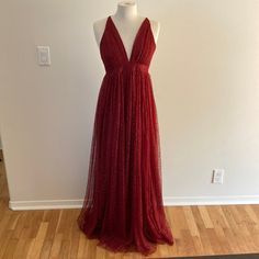 Maxi Dress Only Worn Once. Deep Red With A Criss Cross Back. Red Floor-length Dress For Date Night, Red Maxi Dress, Red Maxi, Red Dress Maxi, Deep Red, Lady In Red, Criss Cross, Maxi Dress, Womens Dresses