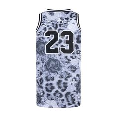 Ideal for young basketball enthusiasts, Michael Jordan fans, and any child who loves to play, the Jordan 23 AOP jersey for youth is perfect for kids who seek both fun and comfort. 23 DNA logo. Smooth mesh fabric. Classic tank top design. Machine wash. Fabric : 60% cotton, 40% polyester. Basketball Sportswear Tops With Letter Print, Basketball Letter Print Sportswear Tops, Sportswear Tops With Letter Print For Basketball, Letter Print Sportswear Tops For Basketball, Number Print Tops For Sports Season Streetwear, Dna Logo, Soccer Shop, White Kicks, Jordan 23