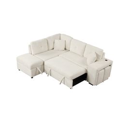 Maximize your living space with our innovative Convertible Sofa Bed, complete with a movable storage ottoman and removable throw pillows for customizable comfort. Storage Sofa, Movable Storage, Sofa And Bed, Pull Out Sofa Bed, Pull Out Sofa, Storage Chaise, Sleeper Sectional, Convertible Sofa Bed, Sofa Bed With Storage