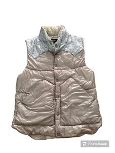 Vintage Cabane De Zucca Puffer Down Vest by Issey Miyake Used Good Condition Have little flaw not visible MEASUREMENT : Tag Size: S Armpit to armpit: 18.5 inch (47 CM) Shoulder to bottom hem: 23.5 inch (60 CM) PLEASE CHECK ACTUAL SIZE CAREFULLY, NO RETURNS OR COMPLAIN FOR WRONG SIZE ACTUAL ●All Measurements were been measured flat on the floor. ●Please don't expect this item condition is 100% like new unless I have mention it. ●Please Dont worry about Custom tax fees during Shipping because I always declared all items as a Gift and wrote the value lower than original price *ACCEPT PAYPAL and Stripe SERIOUS OFFER ONLY *Ship using Express Shipping Will take 4-8 days to arrived at your destination i can do combined shipping Vest Outfits, Down Vest, On The Floor, Issey Miyake, The Floor, Puffer, Gender Neutral, Bathing Beauties, Adult Outfits