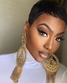 Short Pixie Cut Wigs Straight 100% Human Hair Wig None Lace for Women Daily Wear | eBay Cap Weave Hairstyles Black Women, Short Hair Wedding Styles Black Women, Short Hair Ideas For Black Women, Short Sassy Hair Over 50, Short Sassy Hair Black Women, Short Pixie Cut Wigs, Maquillage Yeux Cut Crease, Pixie Cut Wigs, Wigs Straight