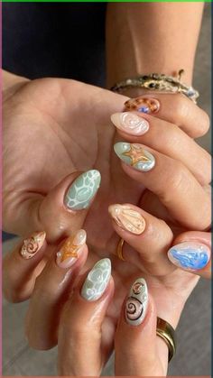 Vacation Nail Designs, Cruise Nails, Beachy Nails, Spring Acrylic Nails, Romantic Nails, Pink Ombre Nails, Summery Nails, Vacation Nails, Trendy Nail Design