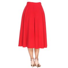 Strut or twirl with confidence in this light and breezy flared skirt. Perfect for keeping cool on a hot summer's day or for adding a touch of style whether you're off to work or a night on the town, this polyester and spandex skirt is as versatile as it is alluring. Simply hand wash your skirt to keep it looking new longer. Flared Midi Skirt, Floral Print Midi Skirt, Midi Skirt With Pockets, Midi Flare Skirt, Women Skirt, Printed Midi Skirt, Skirt With Pockets, White Mark, Casual Chic Style