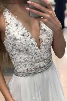 V-neck Evening Dress With Lace Back For Wedding, Lace V-neck Gown For Prom, V-neck Gown With Lace Trim For Party, V-neck Lace Patchwork Dress For Prom, White V-neck Wedding Dress With Lace Bodice, V-neck Wedding Evening Dress With Lace Back, V-neck Lace Patchwork Prom Dress, White V-neck Gown With Lace Bodice, Formal V-neck Wedding Dress With Sweep Train