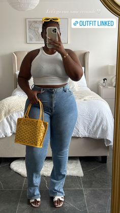 Plus Size Going Out Outfits, Metallic Outfit, Tops For Summer, Fit Ideas, Cute Comfy Outfits, Cropped Tops, Streetwear Fashion Women