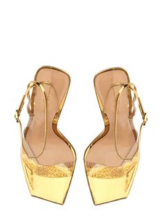 - HEEL WITH GLITTER: 11 CM - PLEXI GLITTER+METAL Rossi Shoes, Gold Models, Footwear Design Women, Sneaker Wedge, Italian Luxury, Gianvito Rossi, Bridal Shoes, Plexus Products, Manolo Blahnik