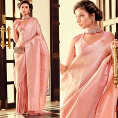 Peach colored saree is prettified with weaving work as shown which makes it appear classy. This saree is made of kanjivaran silk fabric which is accompanied with kanjivaran silk blouse piece which you can customise as per your design/style. Women can buy this saree to wear for their festive, party and functions, events and ideal for any fashionista. Note:- The actual product may differ slightly in color and design from the one illustrated in the images when compared with computer or mobile screen. Measurements: Saree : KanjiVaram : 5.5 Mtrs Blouse : KanjiVaram Silk : 0.8 Mtr Material: KanjiVaram Silk Stitch Type: Unstitched Country of Origin: India Care Guide: Dry Clean Peach Sari Contrast Blouse, Salmon Pink Saree, Blouse Kanjivaram, Peach Colour Silk Saree, Peach Kanjivaram Sarees Silk, Peach Colour Kanchipuram Silk Saree, Peach Color Saree, Saree Kanjivaram, Mobile Screen