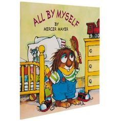 an illustrated children's book with the title all by mysel