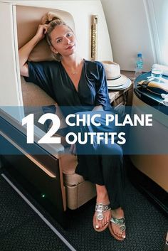 Business Class Flight Outfit, Summer Plane Outfit, Business Class Outfit, Air Travel Outfits