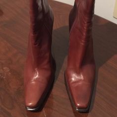 Vintage Stuart Weitzman Leather Boots Camel Approx 13” Calf Circumference; Approx 12 In Calf Height; Heel Height Approx 4”; Worn Once Pristine Condition Fitted Brown Calf Leather Boots, Formal Snip Toe Heeled Boots For Fall, Elegant Brown Snip Toe Boots, Formal Heeled Boots With Leather Lining And Snip Toe, Formal Fitted Brown Boots, Brown Snip Toe Boots For Office, Formal Calf Leather Snip Toe Boots, Elegant Brown Heeled Boots With Snip Toe, Formal Brown Heeled Boots With Stacked Heel