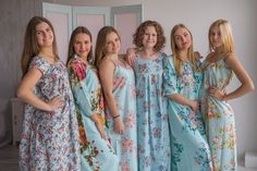 Long Light Blue Nighties for every woman who loves a comfortable sleep Light Blue Summer Sleepwear For Home, Blue Floral Print Sleepwear For Home, Light Blue Nightgown For Home, Casual Blue Nightgown For Pajama Party, Light Blue Cotton Nightgown For Loungewear, Blue Nightgown For Loungewear, Bed Gown, Maternity Nightgown, Night Gowns