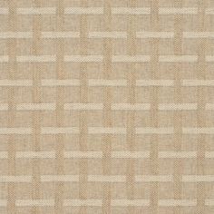 an upholstered beige and white fabric textured with small checkered squares on it