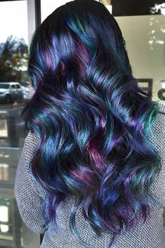 All About Oil Slick Hair picture1 Mermaid Hair Color, Galaxy Hair, Perfect Hair Color, Top 40