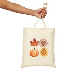 Love Fall Cotton Canvas Tote Bag - Etsy Everyday Fall Canvas Tote Bag, Fall Everyday Canvas Tote Bag, Everyday Fall Tote Canvas Bag, Fall Cotton Travel Bag, Fall Travel Cotton Bag, Brown Canvas Bag For Fall, Brown Cotton Bags For Fall, Fall Canvas Tote Bag For Shopping, Fall Canvas Tote Bag For Daily Use