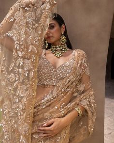 Find us a better destination wedding fit 🥂✨️, we'll wait.... MALAIKA - Champagne hand embroidered sequins and buggle beads saree adorned with tassle detailing in blouse and pallu. Cosmos: A Cocktail Affair Discover the collection: Online at Roujeofficial.com via link in bio Calcutta | Hyderabad Jewelry: @gkchudiwalas [ Roujeofficial, rouje, tassels, crystals, sequins, hand embroidery, cocktail saree, party outfits, after party outfit, bridesmaid outfit, Sangeet, wedding day, reception... After Party Outfit, Embroidery Cocktail, Cocktail Saree, Outfit Bridesmaid, New Look Clothes, Reception Outfit, Wedding Lookbook, Bridesmaid Saree, Celebrity Casual Outfits