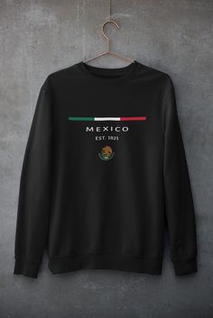 Mexico Sweatshirt, Team Mexico Crew, Mexico Soccer, Mexico Souvenir, Womens Mexico Shirt, Mexico Flag, Mens Mexico Gifts .: 50% Cotton 50% Polyester .: Medium-heavy fabric (8.0 oz/yd² (271.25 g/m .: Loose fit .: Sewn in label .: Runs true to size PROPER SIZING Please see photos to see a specific sizing chart for this shirt style. These shirts are unisex size, meaning they are not women's fitted shirts. If would like a more fitted look, we suggest that you size down. To get your size, lay your favorite shirt at home flat, measure armpit to armpit, and then compare to the size chart in the photos. CARE INSTRUCTIONS Machine wash cold, inside-out, gentle cycle with mild detergent and similar colors. Use non-chlorine bleach, only when necessary. No fabric softeners. Tumble dry low, or hang-dry Ireland Souvenirs, Mexico Gift, Mexico Shirts, Mexico Soccer, Game Mode, Mexico Flag, Embroidered Sweatshirts, Look Plus, Unique Outfits