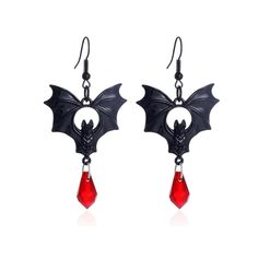 PRICES MAY VARY. Gothic Earrings for Women--They are earrings crafted for festive,designed with gothic style and dark style, it is the best of holiday jewelry for women.Suit for lady, princess, vampires, witch, bat, cat and cosplay theme parties. Gothic Bat Earrings--Our gothic bat dangle earrings, the best accessory to showcase your unique style. These earrings feature a stunning and edgy design inspired by gothic elements, making you stand out from the crowd. Fun Earrings for women--This goth Goth Victorian, Earrings Goth, Gothic Elements, Bat Cat, Novelty Earrings, Earrings Gothic, Victorian Earrings, Goth Earrings, Bat Earrings