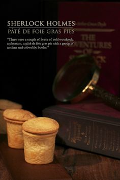 Sherlock Holmes Pate de fois gois pie Food in Literature V2 Sherlock Holmes Movie, Movie Food, Holmes Movie, Geek Food, Fortified Wine, Chicken Liver, Bay Leaf, Dinner Themes, Chicken Livers