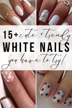 Here are some gorgeous and versatile white nails to elevate your style that are perfect for any occasion, all year round! Whether you're rocking a casual look or attending a special event, these nails will add a bit of wow factor or sophistication to your overall outfit. From minimalist designs to intricate patterns, there's something for everyone. Get ready to slay with these timeless white nail ideas that will make you the envy of all your friends! nail ideas, nail designs, nail inspo, simple nails, trendy nails, cute nails, milky white nails, spring nails, funky nails, neutral nails, fun nails, milky nails, milky French manicure, classy nails, elegant nails, prom nails, May nails, Milky French Manicure, Manicure Classy, White Nails Spring, Simple White Nails, Nail Inspo Simple, Nails Milky White, Nails Milky, White Nail Ideas, Milky White Nails