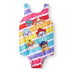 Paw Patrol Toddler Girls 1 Piece Swimsuit Size 2t New! Item Comes From A Smoke Free Home I Do Not Accept Returns All Sales Are Final If You Are Satisfied With Your Purchase Please Leave 5 Star Ratings. Thanks For Cute Cartoon Print Bodysuit For Playwear, Multicolor Cartoon Print Onesie For Playwear, Playful Multicolor Cartoon Print Onesie, Multicolor Character Print Swimwear For Summer, Multicolor Swimwear With Character Print For Summer, Playful Character Print Swimwear, Sleeveless Bodysuit For Playtime, Cute Multicolor Playtime Bodysuit, Playful Multicolor Bodysuit For Playtime