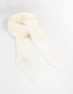 Nothing compares your winter look loke a chic cream coloured scarf. This satin beauty drapes elegantly and the pleated design lets you wear it in different ways- around your neck, in your hair and even as a fun belt. Dimensions: Length 700 mm x Width 700 mm Weight: 48g | Lovisa Pleated Satin Fabric Scarf, Neutrals Fabric Scarf, Winter Looks, Satin Fabric, Cream Color, Scarf Accessory, Satin, Cream, Chain, Hair