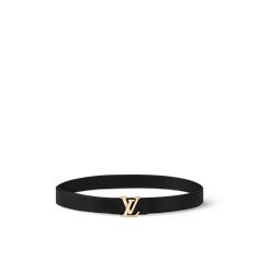 LOUIS VUITTON® - Lv Seaside 30mm Reversible Belt - Black House Icon, Louis Vuitton Official Website, Reversible Belt, Louis Vuitton Official, Belt Black, Classic House, Black Belt, Monogram Canvas, Embossed Leather