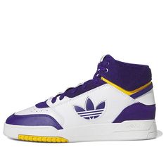 Adidas Originals Drop Step 'Purple White' GV9327 Purple Basketball Shoes For Streetwear, Purple Synthetic Skate Shoes For Streetwear, Purple Basketball Shoes With Boost Midsole For Streetwear, Sporty Purple Skate Shoes With Boost Midsole, Sporty Purple High-top Sneakers For Streetwear, Purple Mid-top Sporty Sneakers, Sporty Purple Sneakers For Streetwear, Sporty Purple Mid-top Sneakers, Casual Purple Basketball Shoes For Streetwear