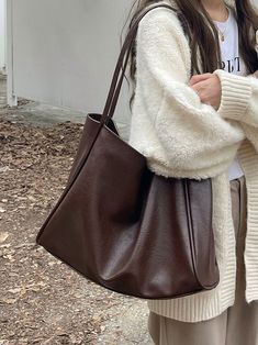 Uni Bag, Bags 2024, Commuter Bag, Stylish Handbags, Brown Leather Shoulder Bag, Stylish Shoulder Bag, Underarm Bag