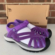 Camel Crown, Purple Sporty Shoes. Brand New In Box. Camel Crown Purple Closed-Toe Waterproof Hiking Sandals With Velcro Strap Reposhing This Item I Purchased From @Wendycaine. 8.5 But Runs Big!! New In Box. Questions? Leave A Comment Below! Casual Closed Toe Sport Sandals For Hiking, Waterproof Open Toe Sport Sandals For Walking, Waterproof Sport Sandals With Round Toe For Walking, Waterproof Sport Sandals For Walking With Round Toe, Casual Hiking Sandals With Ortholite Insole, Casual Waterproof Sport Sandals For Outdoor, Waterproof Closed Toe Comfortable Sandals, Waterproof Leather Sport Sandals With Round Toe, Casual Leather Waterproof Sport Sandals