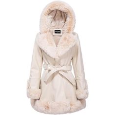 - Color: 024beige - Material: 68.8% Polyurethane, 28.3% Polyester, 1.6% Viscose, 1.3% Cotton (Fabric), 100% Polyester (Lining), 100% Polyester (Fur). Soft And Comfortable Material Warms You All Winter. For Fur Collar Care, Lightly Tap Or Use A Hairdryer (Do Not Use The Hot Wind) To Blow In The Direction Of The Fur. - Basic Features: Faux Leather Jacket For Women, Women Winter Jacket, Faux Fur Collar, Open Front Closure, Long Sleeves. Suit For Valentine's Day Gift, Daily Wear, School, Vacation, W Winter Jackets For Dresses, Dream Clothes Coats & Jackets, Winter Coats Women Amazon, Winter Jackets Plus Size, Leather Jacket For Women, Coat With Belt, Fur Leather Jacket, Long Winter Coats, Fur Coats Women