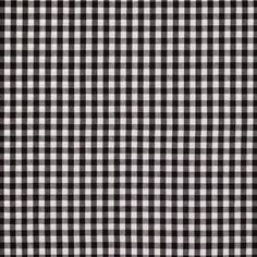 black and white gingham checkered fabric