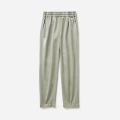 Getting dressed just got easier. We took our best-selling Easy Pant and made it in lightweight cotton twill so it features the same pull-on waistband and tapered leg as our original. Women's Easy Chino by Everlane in Light Sage Everyday Straight Leg Sweatpants, Relaxed Fit High-waisted Chinos For Everyday, Versatile Cotton Sweatpants With Pull-on Style, Elevated Casual Straight Cargo Pants With Elastic Waistband, Casual High-waisted Chinos With Elastic Waistband, Everlane Cotton Bottoms With Pockets, Everlane Straight Leg Cotton Pants, Relaxed Fit Wide Leg Chinos With Elastic Waistband, Elevated Casual Relaxed Fit Pull-on Bottoms