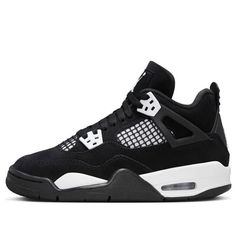 (GS) Air Jordan 4 Retro 'Military Blue' 2024 HF4281-141 - KICKS CREW Collection Jordan 4, Nike Air Jordan 4 Retro Og White Cement, Girly Shoes Sneakers, Retro 4 Jordans, Black And White Jordans, Jordan Shoes For Sale, Nike Shoes Women Fashion, Custom Sneakers Diy, Pretty Sneakers