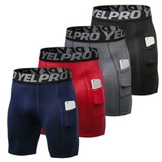 The compression shorts are moisture-wicking and breathable, providing maximum comfort for you when you are exercising. Features: 85% polyester & 15% spandex, wicks sweat away to keep you dry. Compression fit for increased mobility and muscle support. Flatlock seams reduce skin irritation for ultimate comfort. Wide elastic waistband offers a snug, secure fit. Exterior pockets for holding mobile phone, cards, and other items. Suitable for cycling, training, baseball, basketball and other sports. S Breathable Compressive Shorts For Sports Events, Compressive Breathable Shorts For Sports Events, Compressive Breathable Shorts For Sports, Compression Shorts With Built-in Shorts For Sports, Compression Squat Proof Shorts For Sports Events, Compression Moisture-wicking Shorts For Sports Events, Functional Squat Proof Athletic Shorts For Sports, Functional Compression Athletic Shorts For Sports, Compression Squat Proof Athletic Shorts For Sports Events