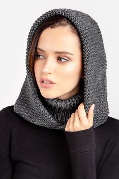 Knitted hooded scarf is made in blend of wool/acrylic yarn/ Cozy, soft, warm. The item consists of an elastic rib turtleneck collar, which well covers the neck, and a spacious hood in a textured knitting. The elegant accessory has a wide lapel for extra warmth. Product details: 70% acrylic, 20 % mohair, 10 %wool To see more of our quality top selling products (cardigans, sweaters, pants, skirt, scarf, accessiores ext.) please click on our shop https://www.etsy.com/shop/TamiMore Knitted Hooded Scarf, Well Covers, Textured Knitting, Yarn Cozy, Skirt Scarf, Pants Skirt, Hooded Scarf, Scarf Sale, Ribbed Turtleneck